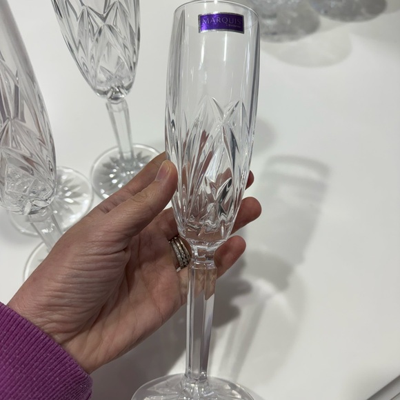 Crystal Champagne Flutes Set - Picture 4 of 4